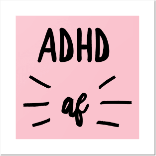 ADHD af tee design Posters and Art